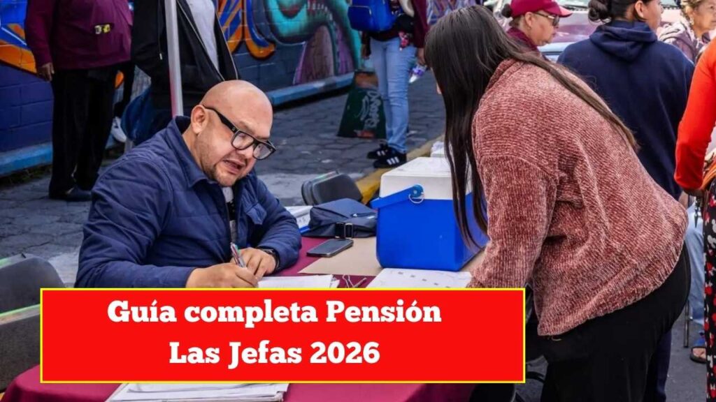 Guía completa Pensión Las Jefas 2026: pasos para inscribirse y obtener el apoyo económico